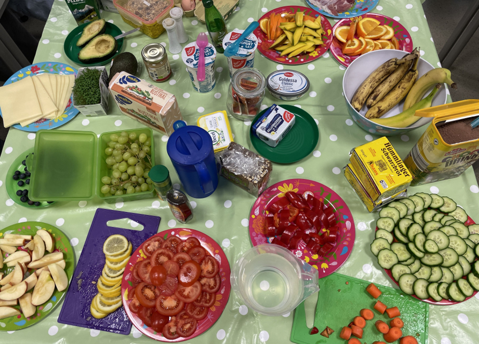 Gewinnbringende Ernährung und gesundes Frühstück im Menschkurs